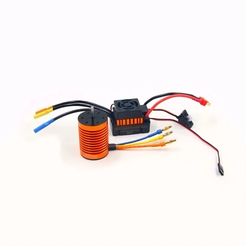 RC бесщеточным Мотором 3650 3930KV 4 х полюсной inrunner 60A esc комбо водонепроницаемый