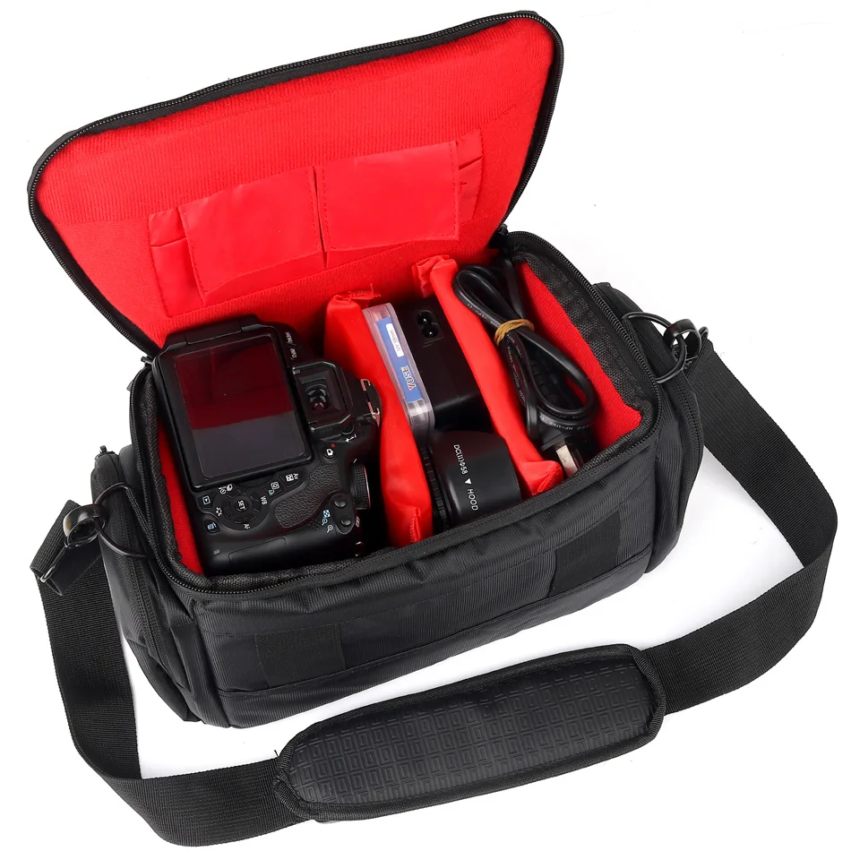 Чехол на плечо для DSLR камеры Canon EOS R 200D 100D 700D 650D 600D 60D 70D 1200D 1300D T7i T6i T5i T4i M100 M50 M10 M6 M5