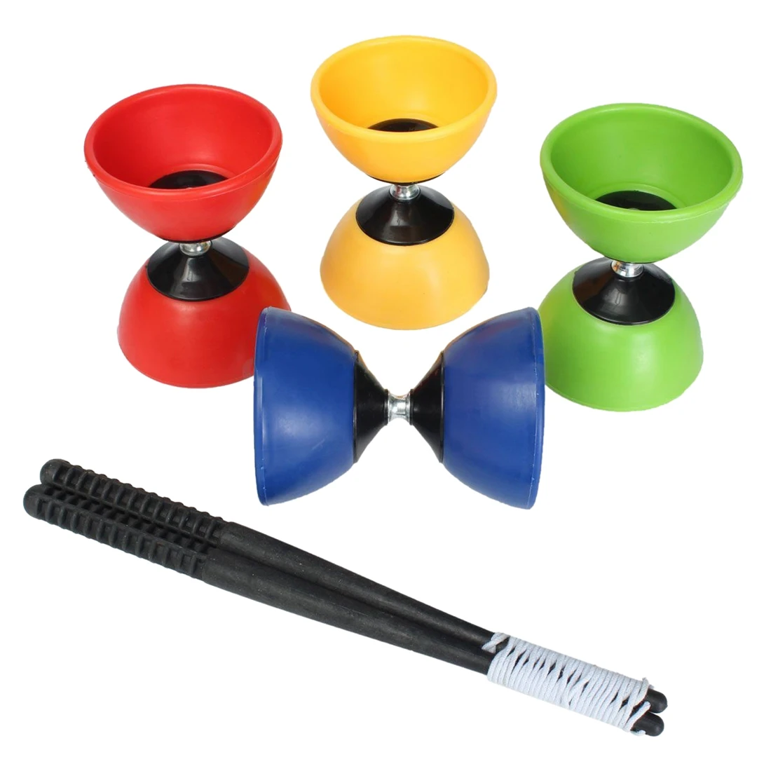 ABWE лучшие продажи большая чаша Diabolo + пластиковые палочки китайский йо игрушка