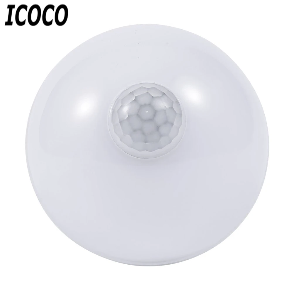 ICOCO E27/B22 LED PIR датчик движения лампа 5 Вт/7 Вт/9 Вт Супер яркость инфракрасный