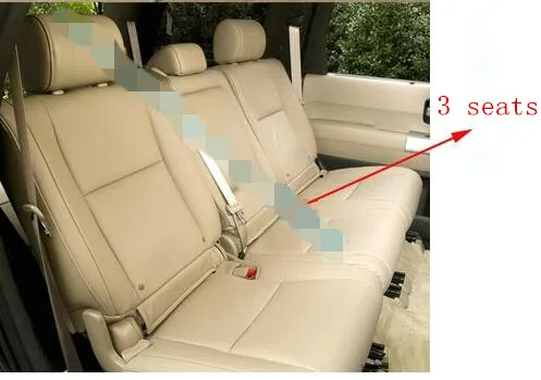 Хорошее качество! Специальные автомобильные коврики+ коврик для багажника для Toyota Sequoia 7 мест-2008 водонепроницаемые ковры для Sequoia 2011