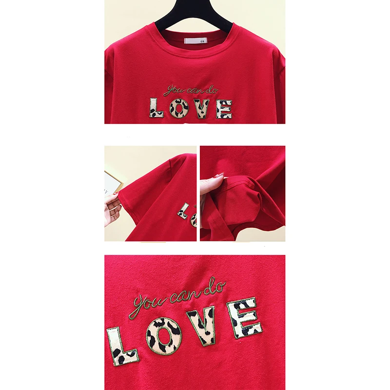 Camisetas Mujer женские футболки с вышивкой 2019 летняя модная футболка женская коротким