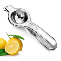 lemon squeezer hand held citrus squeezer for lemons and limes stainless steel with easy grip that results in effortless juicing