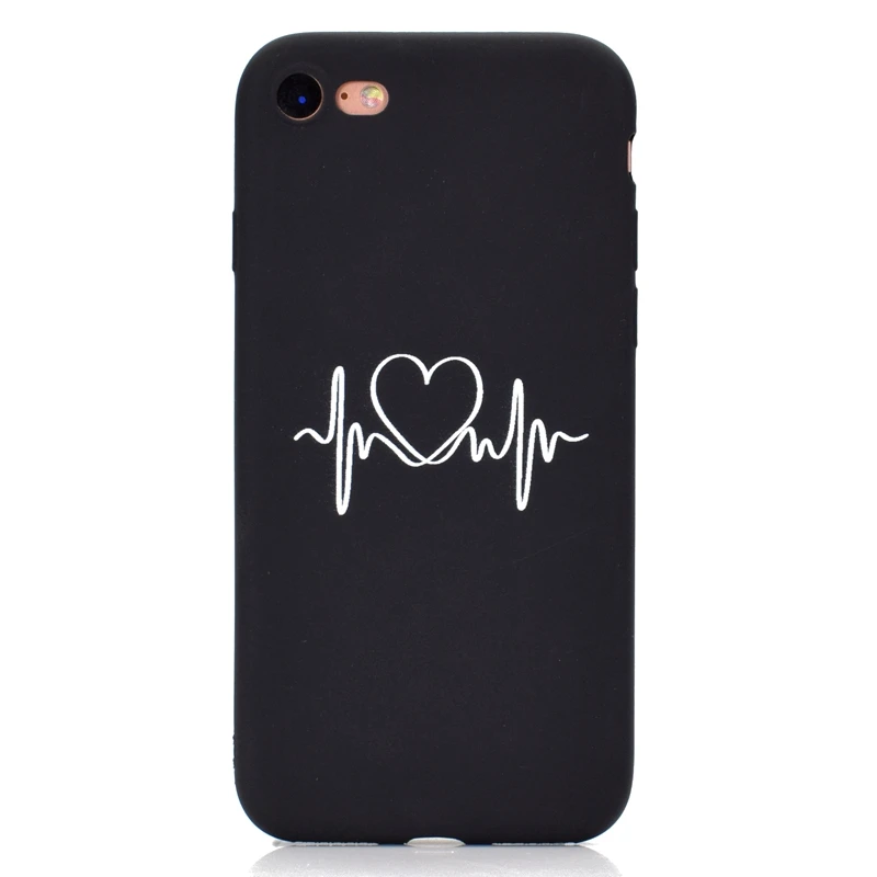 Черный чехол для телефона с рисунком Love cat butterfly dancing girl iphone X S MAX XR 10 6 s 7 8 Plus мягкий