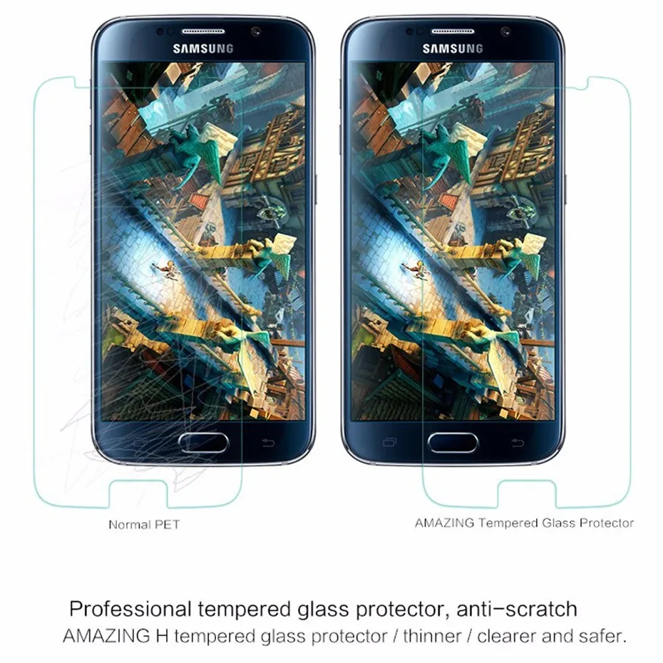 Ультратонкое защитное стекло 9H для samsung S2 S3 S4 S5 J3 J5 J7 2017 закаленное экрана Note 2 3 4 5 |