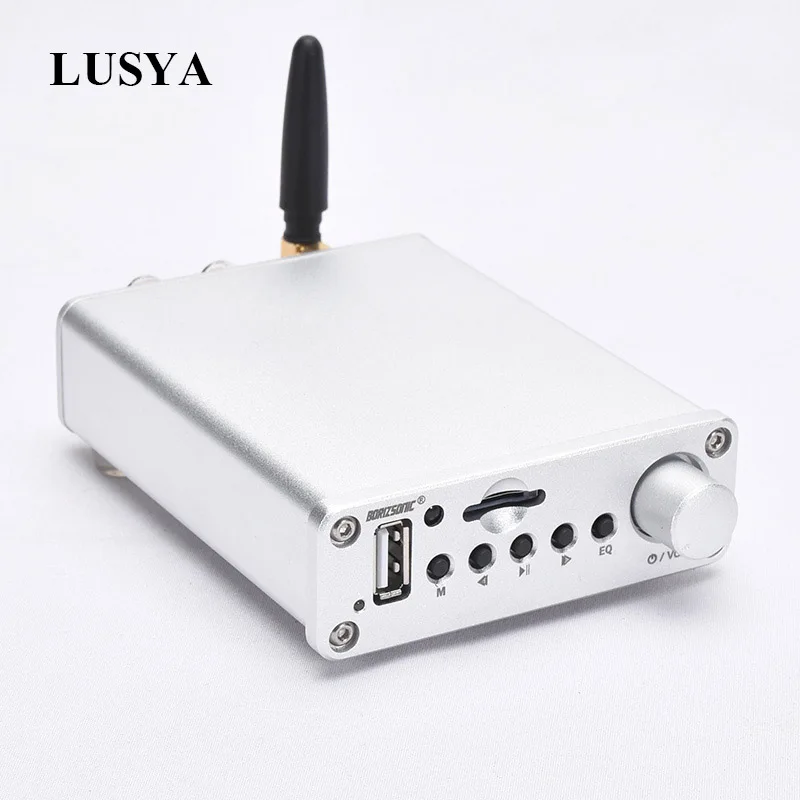 Lusya TPA3116 Bluetooth 5 0 цифровой аудио усилитель мощности 50 Вт * 2 AUX TF USB вход DC 15 24V