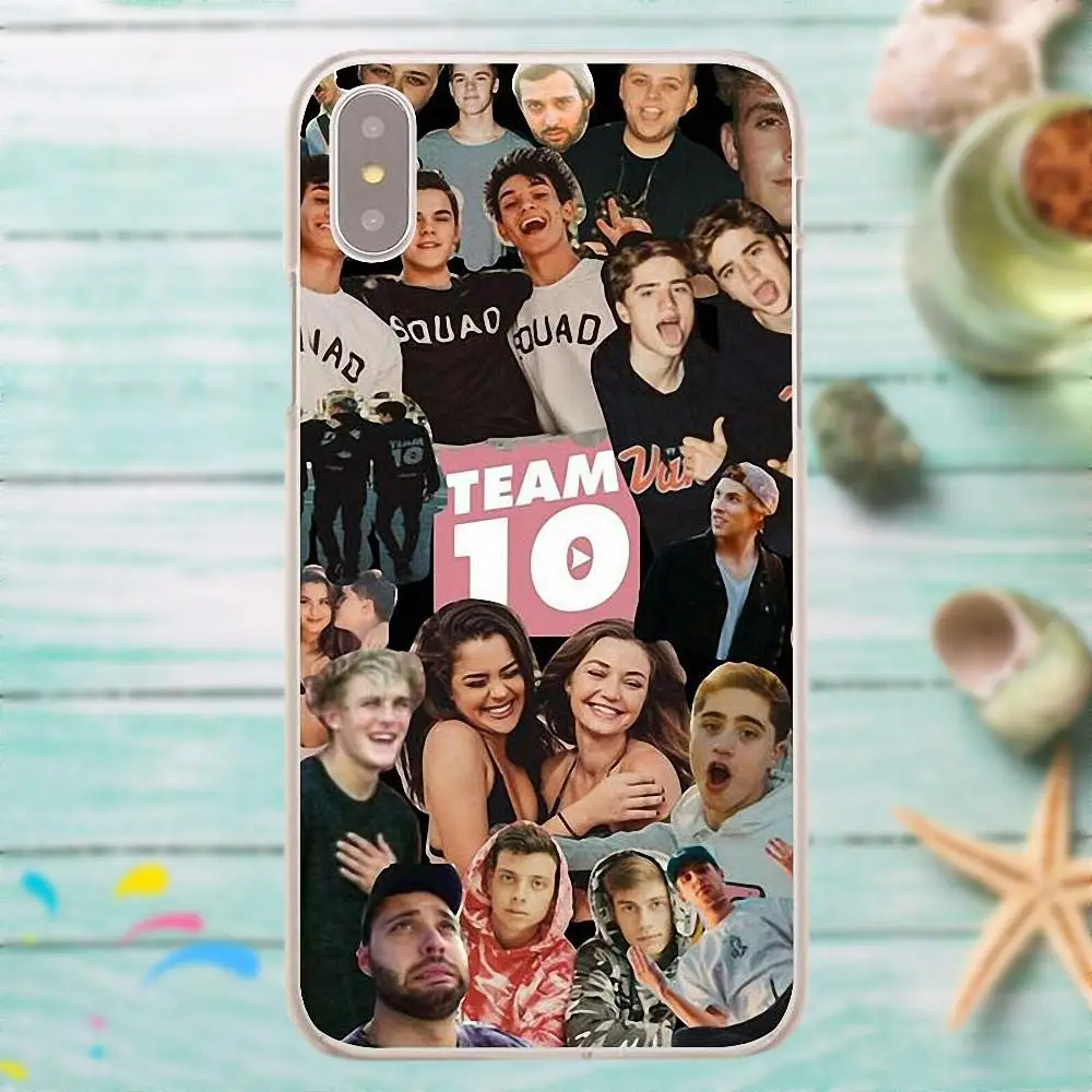 Модный ТПУ чехол Skam Team 10 Jake Paul для Xiaomi Redmi Mi Note 7 8 9 SE Pro Lite Go Play|Чехлы-накладки| |