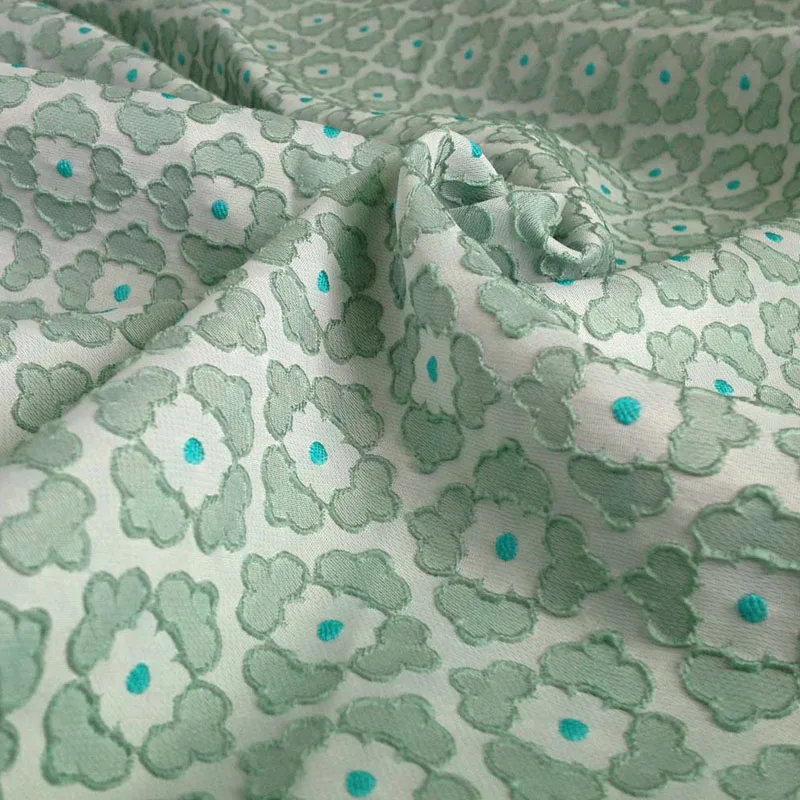 Жаккардовая ткань для пошива одежды свадебного платья горный хрусталь Diy ткани