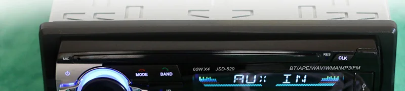12 В Bluetooth стерео радио MP3 аудио плеер 5 В зарядное устройство / APE / FLAC / MP3 / FM / USB / SD / AUX-IN / автомобильная электроника в тире 1 DIN