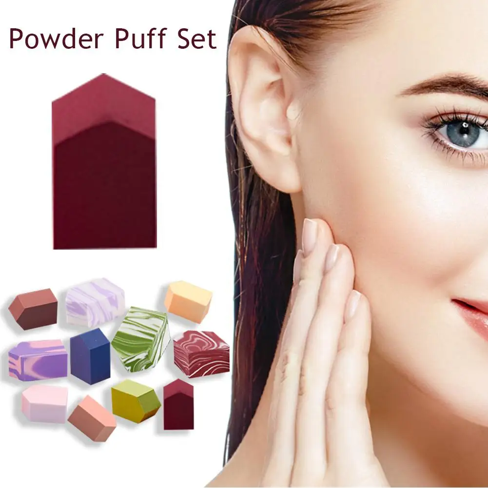 15 шт. пуховка для макияжа Пентагон губка консилер пудра буф BB крем основа