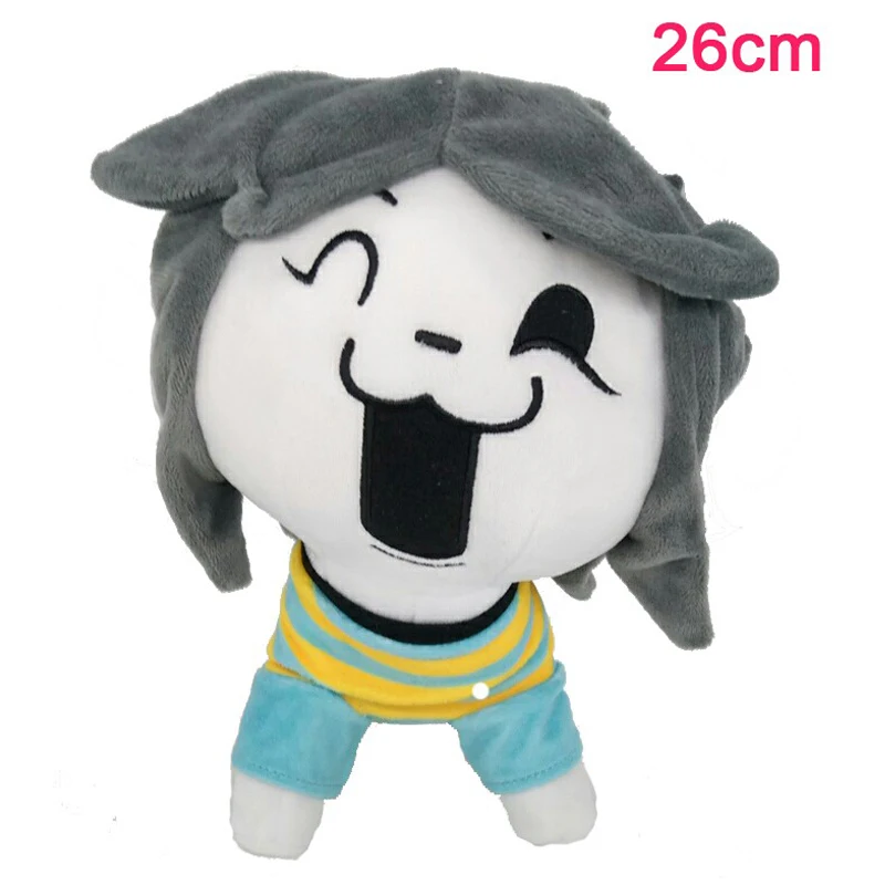 26cm Temmie 11 видов стилей Undertale плюшевая игрушка кукла 20-35 см Санс и папирус из сказок подземелья Frisk Chara Temmie плюшевые мягкие игрушки для детей детские подарки - Цвет: 26cm Temmie