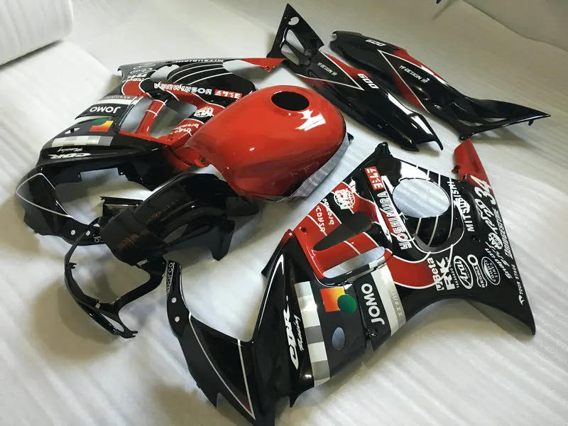 Комплект обтекателей для мотоцикла HONDA CBR600F3 95 96 CBR600 F3 CBR 600F3 1995 1996 ABS красный