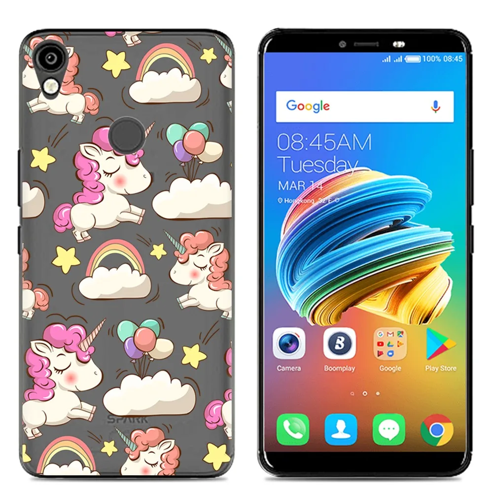 New Arrival Phone Case For TECNO KA7 / SPARK2 Fashion Design Art Painted TPU Soft Silicone Cover |