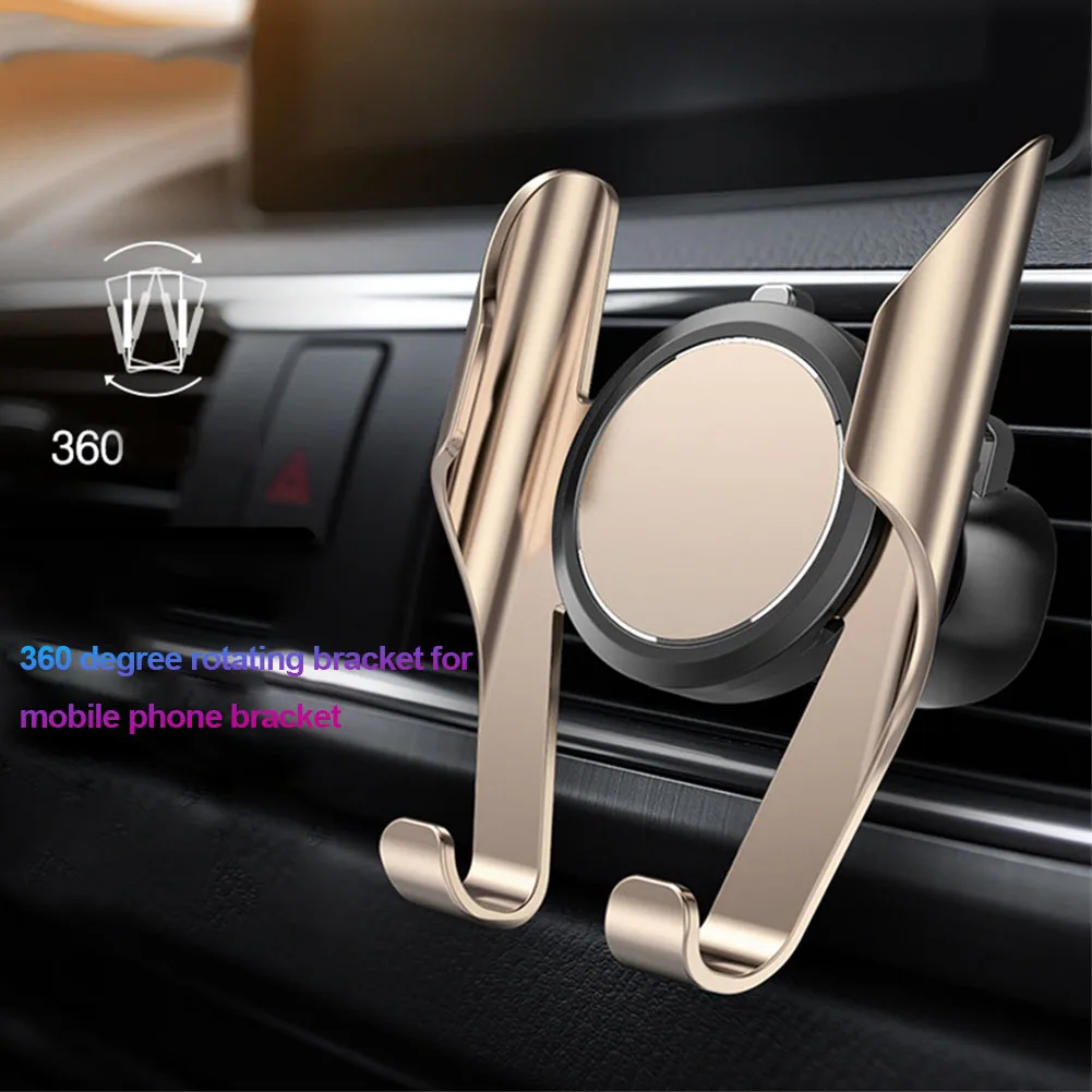 Portable Universal Automatic Memory Air Outlet Bracket Holder For Cell Phone Adjustable 360 Degree Rotated Mini | Мобильные телефоны