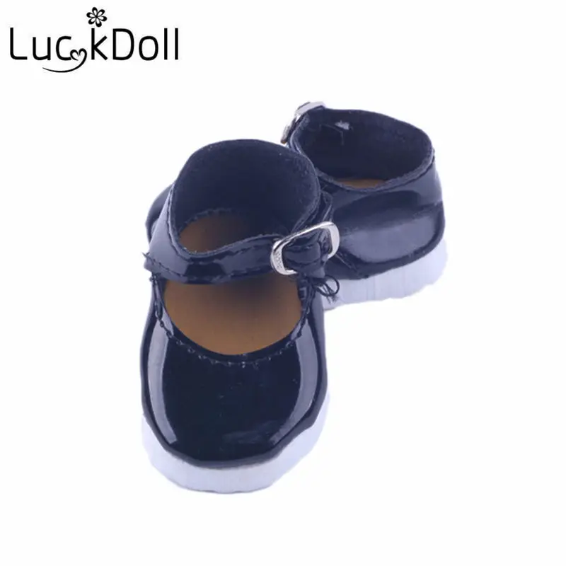 LUCKDOLL однотонная повседневная кожаная обувь 18 дюймов Американский 43 см BabyDoll аксессуары для одежды, игрушки для девочек, поколение, подарок на день рождения