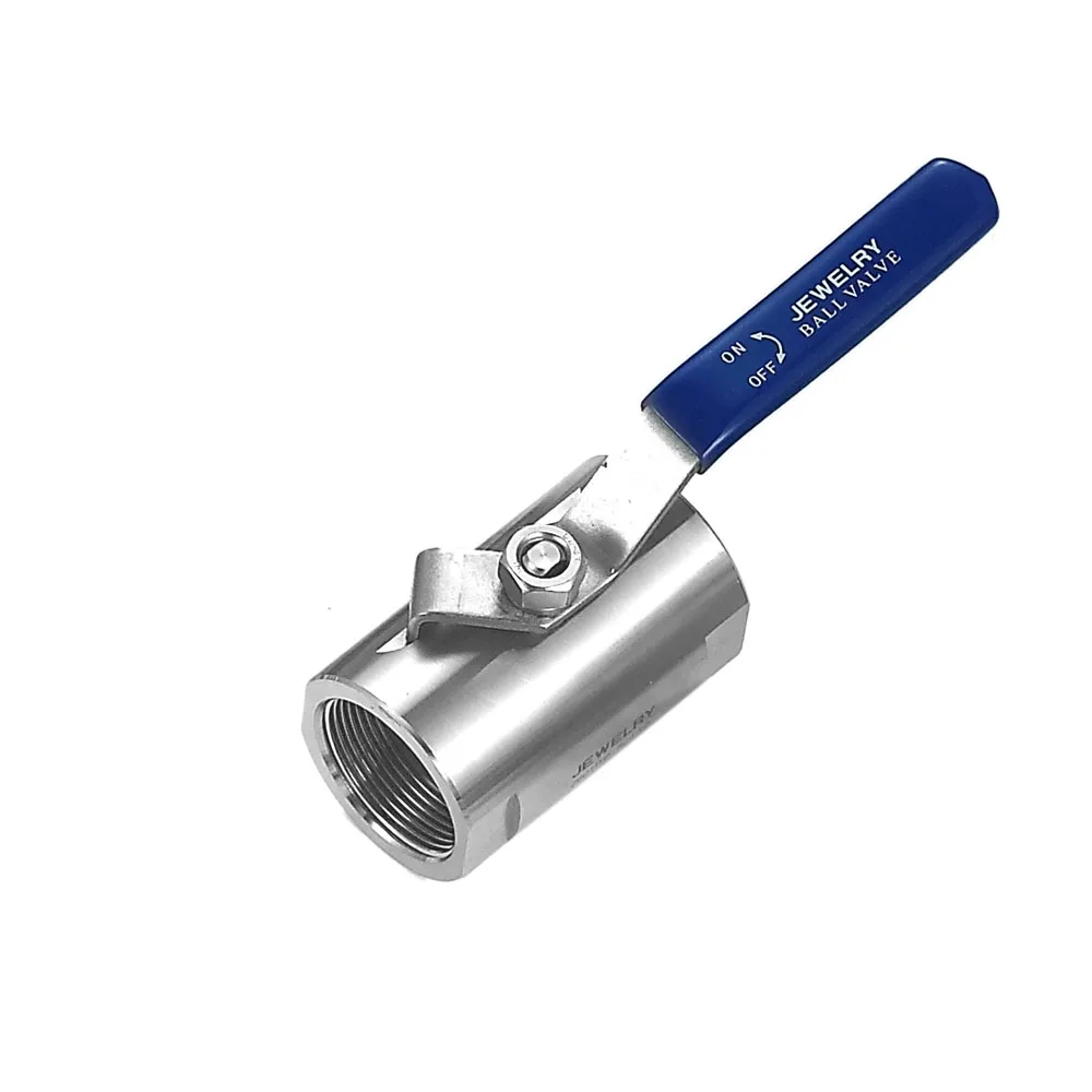 1pcs Female Thread Ball Valve Stainless Steel Coupler Adapter BSP 1/2&quot 3/4&quot 1&quot 1-1/4&quot 1-1/2 Water switch plumbing fittings |