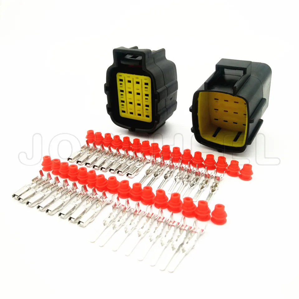 1 20 Набор 16 Pin way 368047 368050 Tyco AMP Denso квадратный мужской женский Электрический