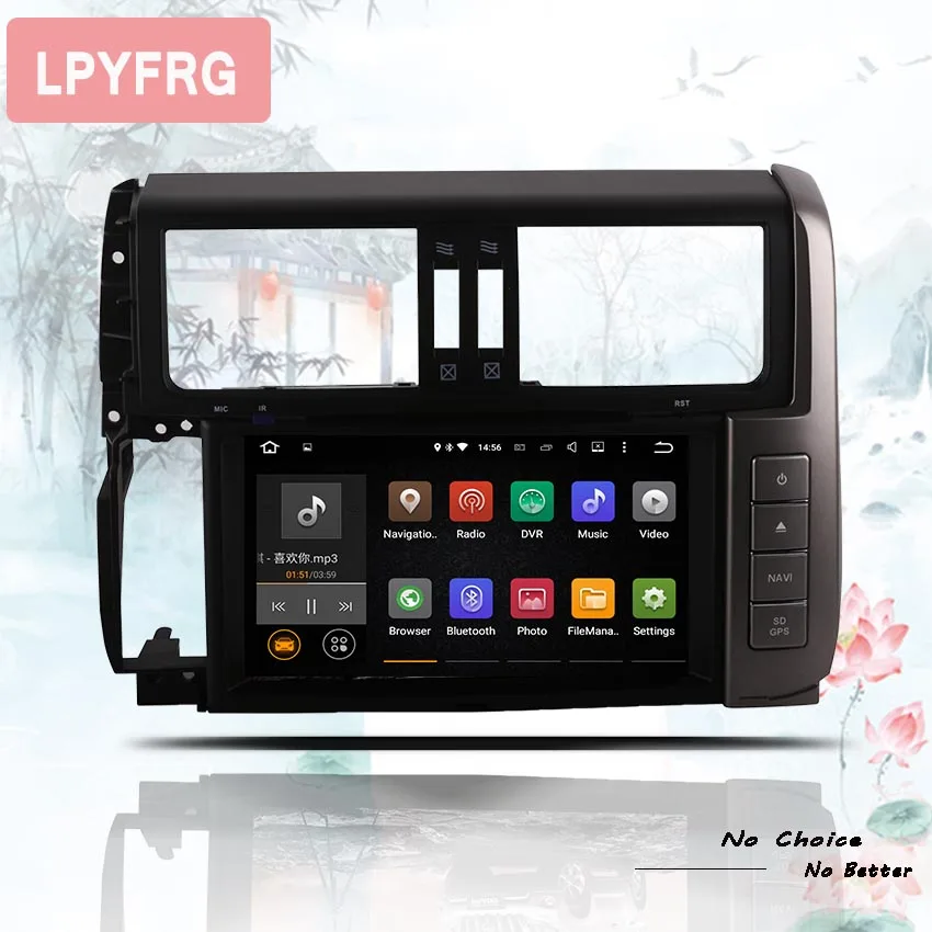 Автомагнитола 2 Din на android 10 для Toyota PRADO 150 2010 2011 2012 13 8 дюймов 1024*600 Bluetooth DVD радио GPS