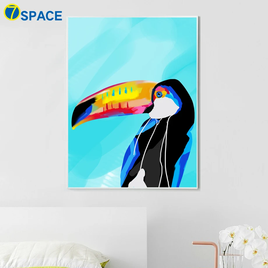 Toucan плакаты с птицами и принтами скандинавский плакат настенная живопись холст