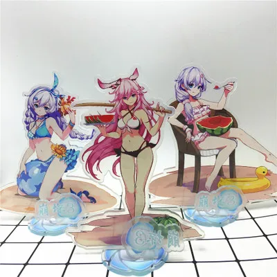 Honkai Impact 3 Q версия акриловая подставка Милая фигура модель высокого качества