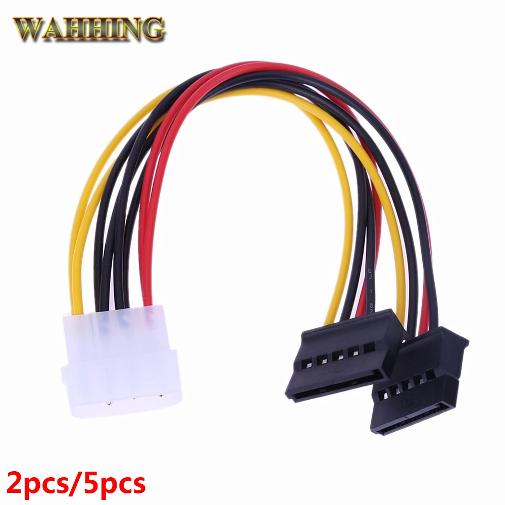 2 шт. Serial ATA SATA 4 Pin IDE/SATA Molex до 15 пин HDD Мощность адаптер кабель жесткого диска HY416 |