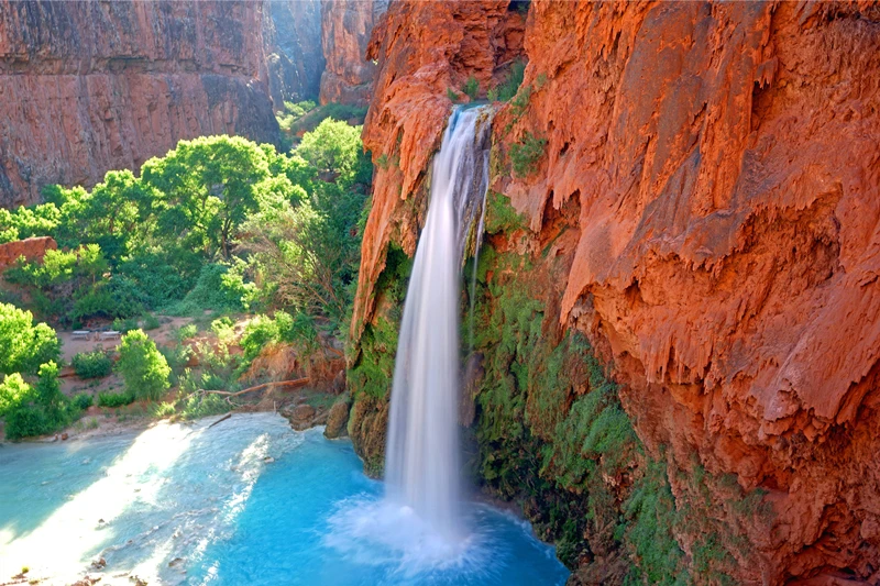 Puzzles 1000 MOMEMO Havasupai водопады Jiagsaw головоломки деревянные 1000 штук Красивая натуральная мозаика с пейзажем индивидуальные интересные головоломки игрушки - Color: Puzzles 1000
