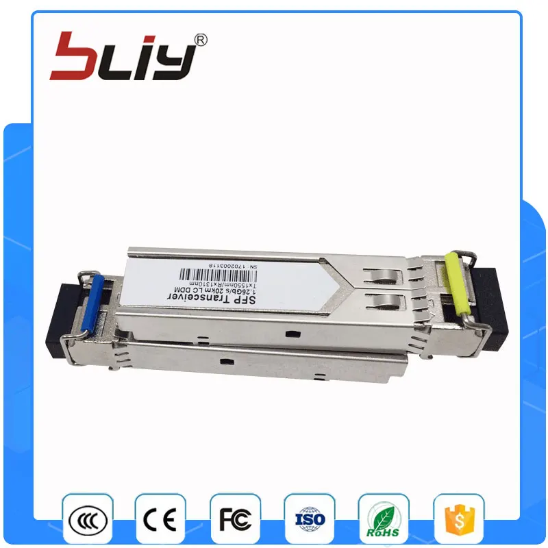 5 пар/упак. одного волокна 20 км LC разъем оптический передатчик горячего