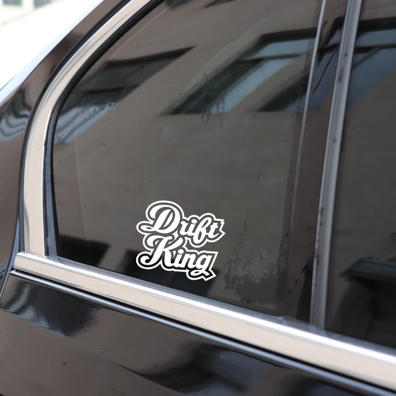 QYPF 15 см * 12 DRIFT KING модная Виниловая наклейка для автомобиля в стиле мотоцикла