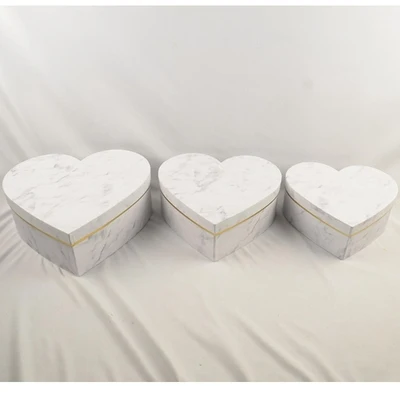 3pcs 1 set Новое поступление, цветочное ведро с мраморной печатью, Круглый держатель цветочных букетов, цветочные бумажные коробки с крышкой, ведро для объятий, цветочный подарок - Цвет: 3pcs 1 set