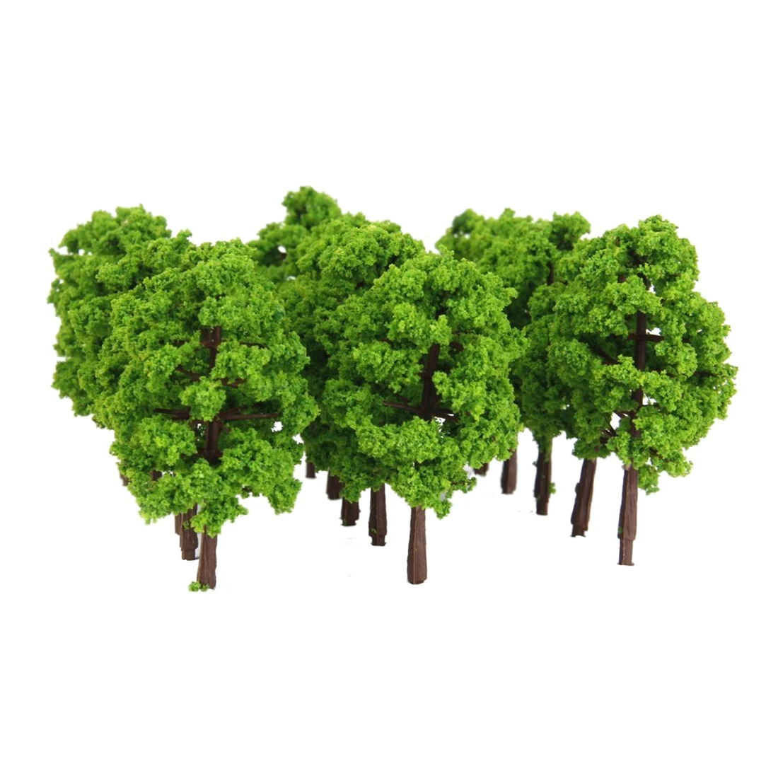 Plastic Model Tree Train Railway Landscape 1: 100 20 pcs. Darkgreen | Игрушки и хобби