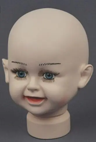 Детский манекен пластиковая голова парик для куклы тренировочная