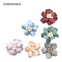 chengrui f1002cmcloth flowerpatchespatches for clothesdiy craft supplies craft materialdiy flowercraft supplies10pcsbag