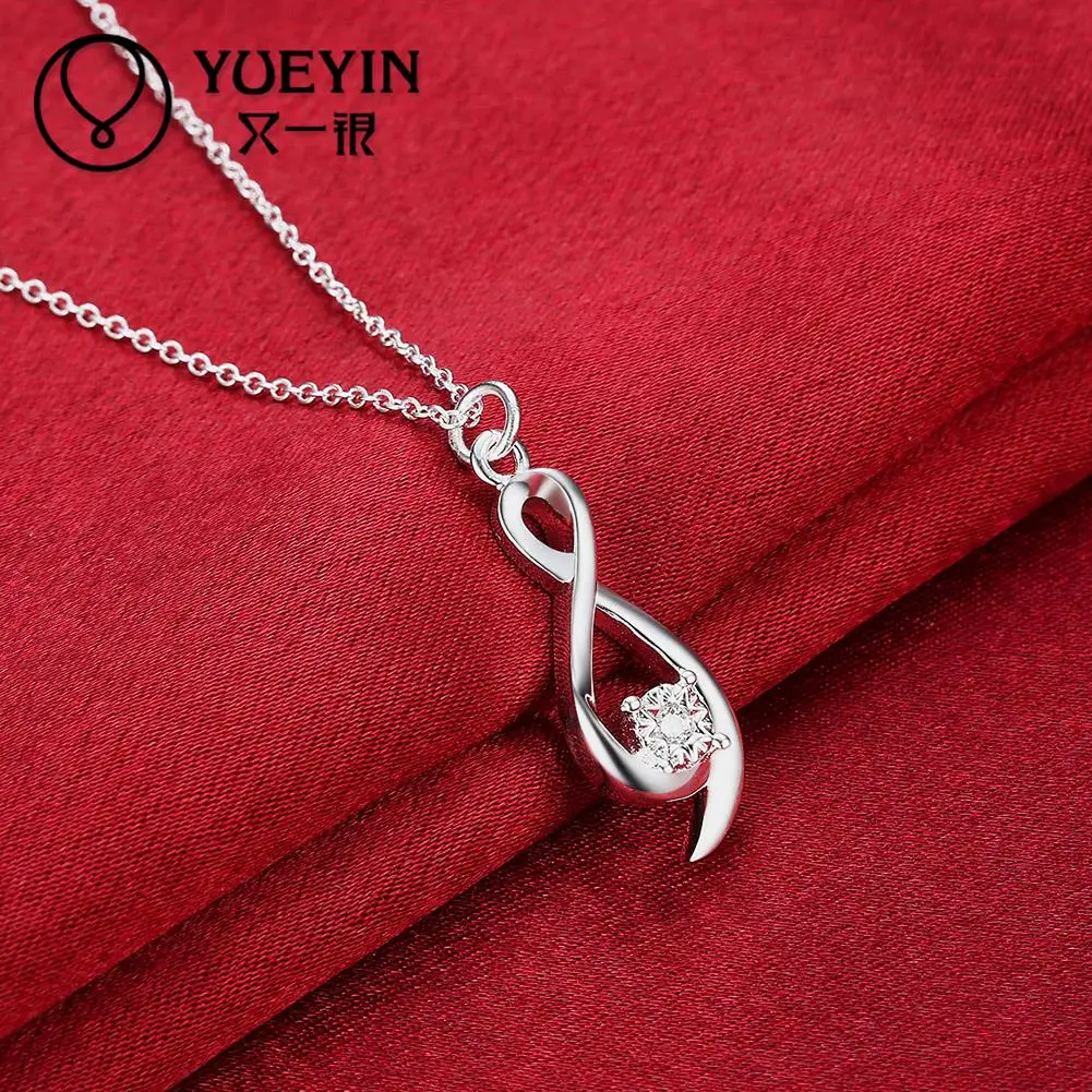 Женская бижутерия посеребренное ожерелье ювелирные изделия для помолвки колье