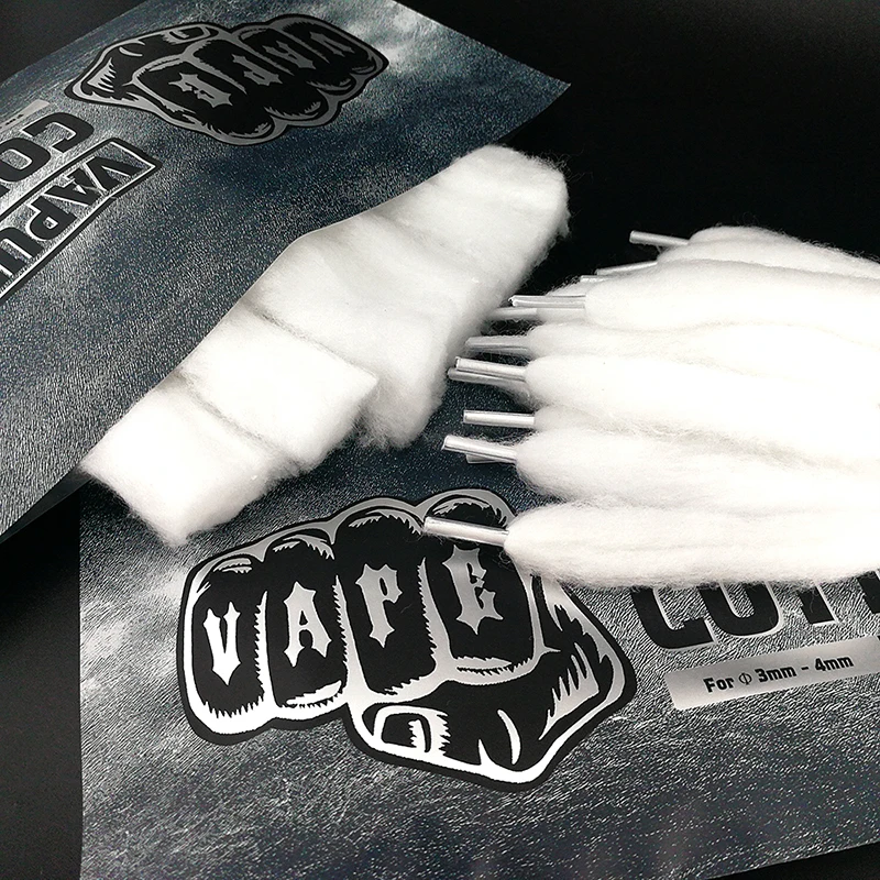 10 шт. оригинальная сетчатая катушка Wotofo RDA A1 0.18ohm + 1 упаковка DIY Bacon Cotton для 24 мм