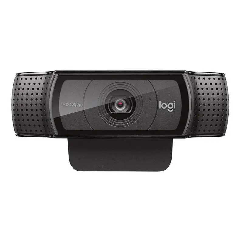 Веб-камера logitech C920 Full HD 1080P для записи видео с автоматической фокусировкой, камера с микрофоном для Youtube, аксессуары для студии