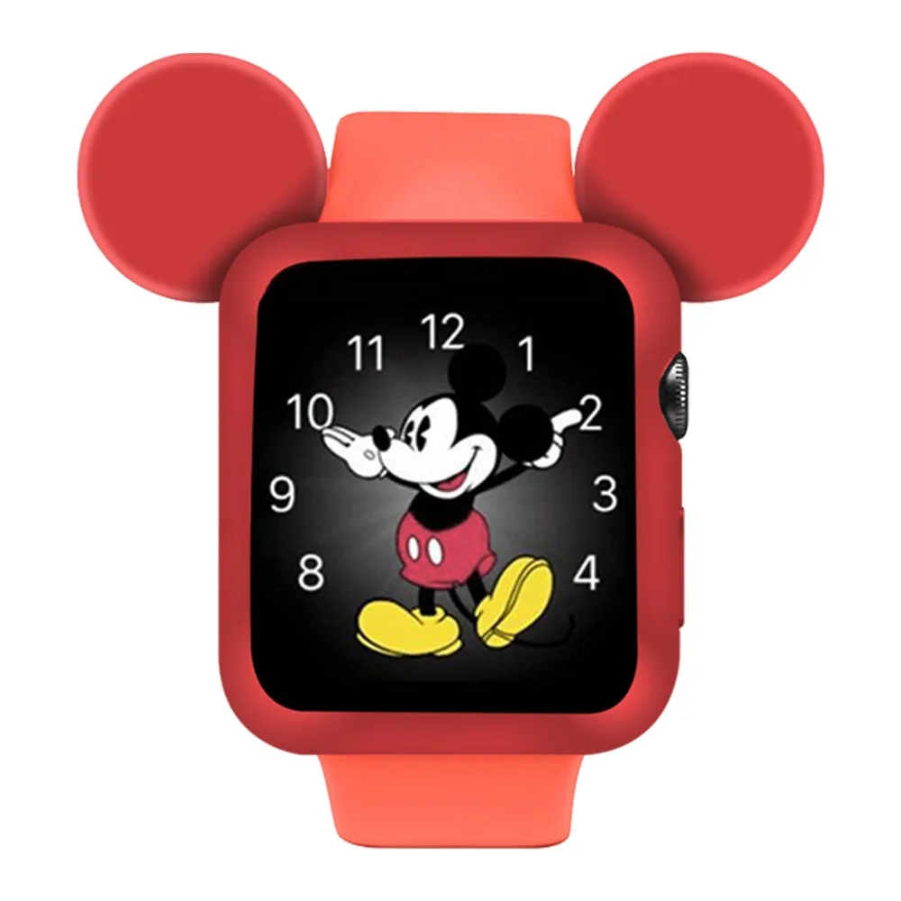 Защитный чехол для Apple watch 44 мм 42 40 38 милый мультяшный correa iwatch series 4 3 2 1 band|Ремешки