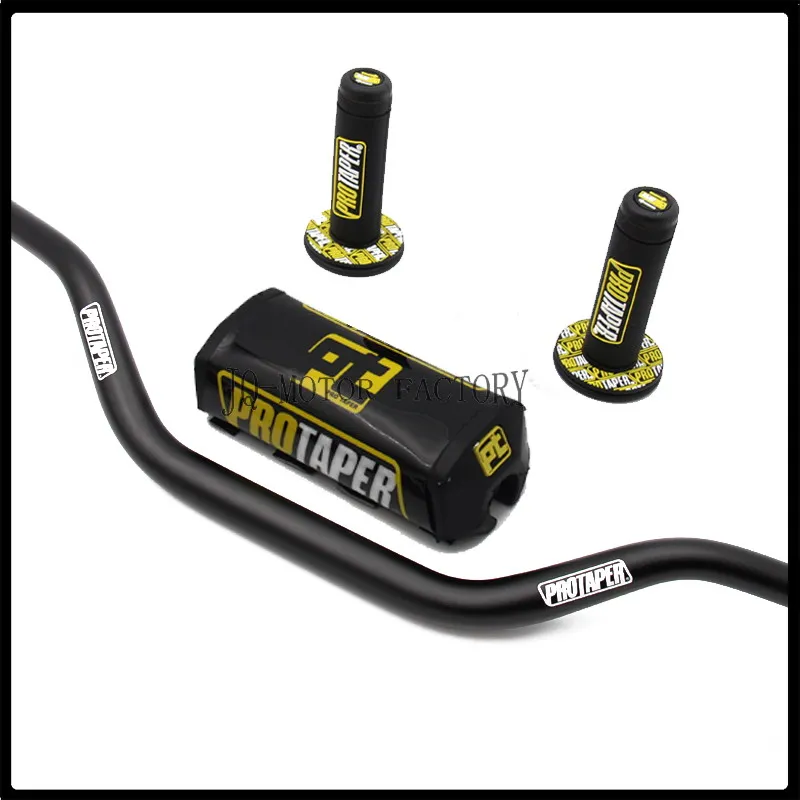 Для мотоцикла мотокросса Dirt Pit Bike Pitbike Taper Metal fat руль 1 1/8 &quot28 мм с захватами и