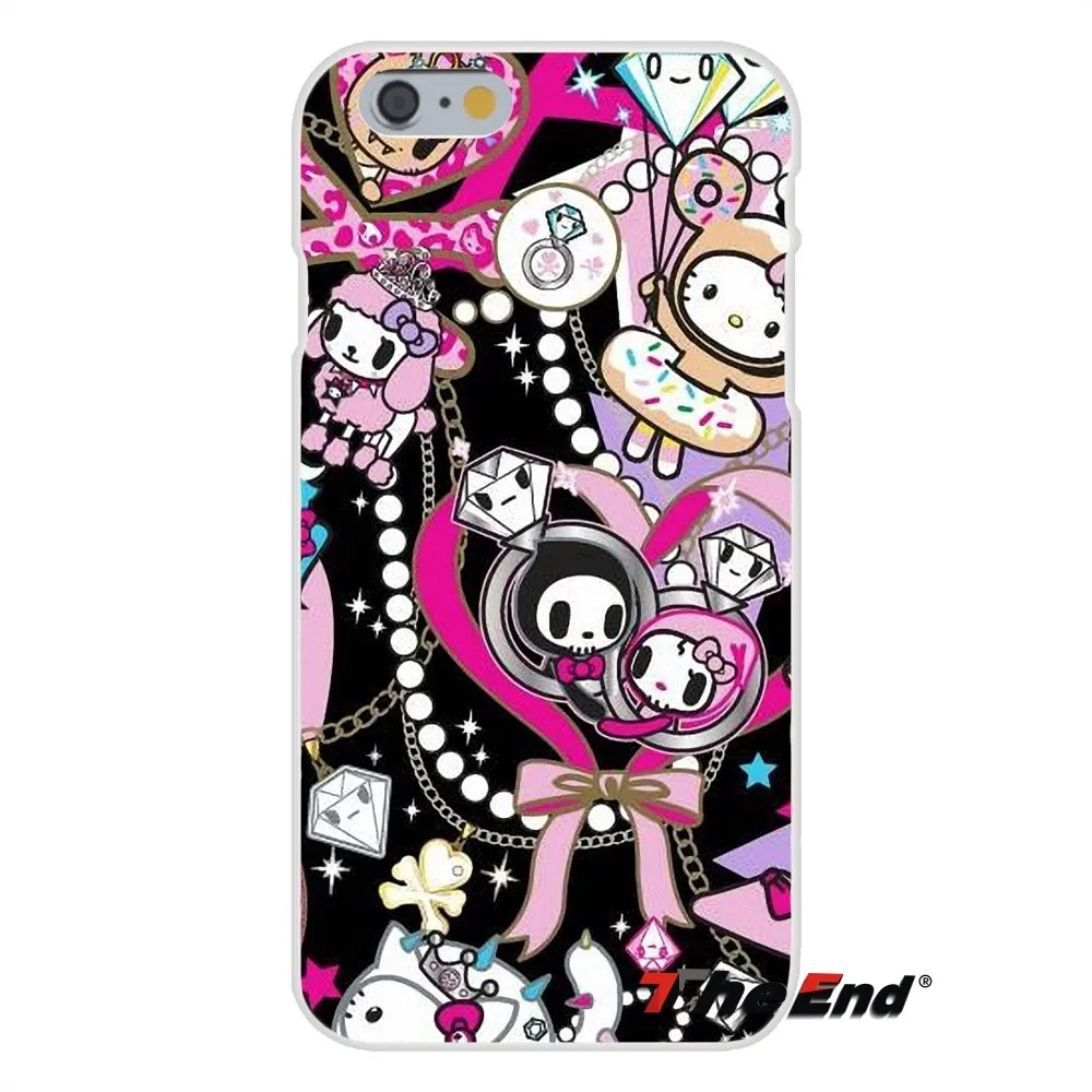 Японский Tokidoki стикер всех звезд силиконовый чехол для телефона iPhone X 4 4S 5 5S 5C SE 6 6S 7