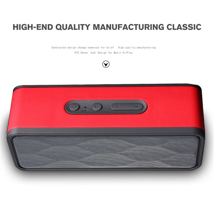 Беспроводной Bluetooth динамик портативный сабвуфер высокой мощности громкая связь