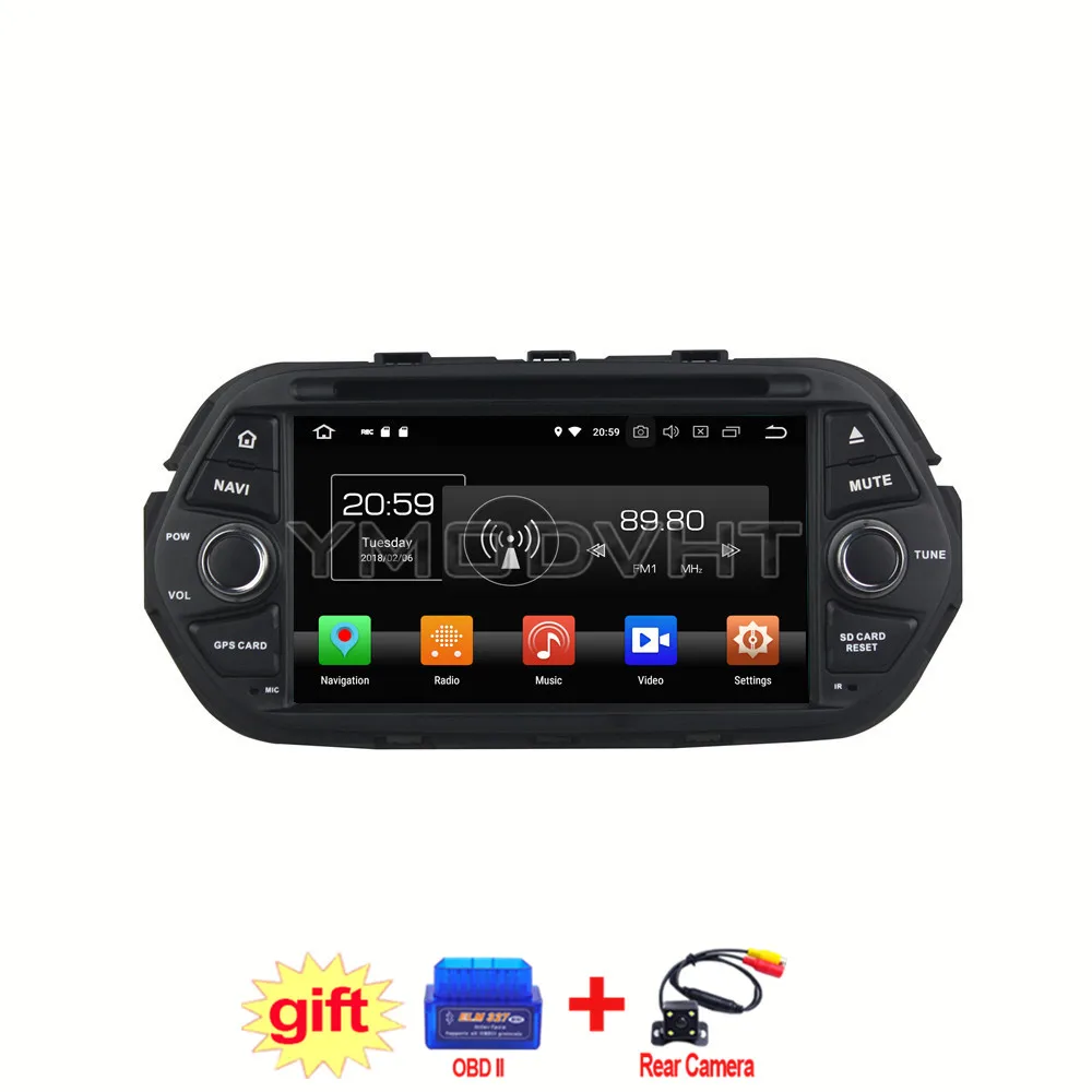 YMODVHT 7 дюймов 1024*600 Android 8 0 Восьмиядерный PX5 4 Гб ОЗУ 32 ПЗУ автомобильный DVD плеер