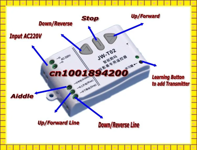 Пульт дистанционного управления для двигателя переменного тока 220 В