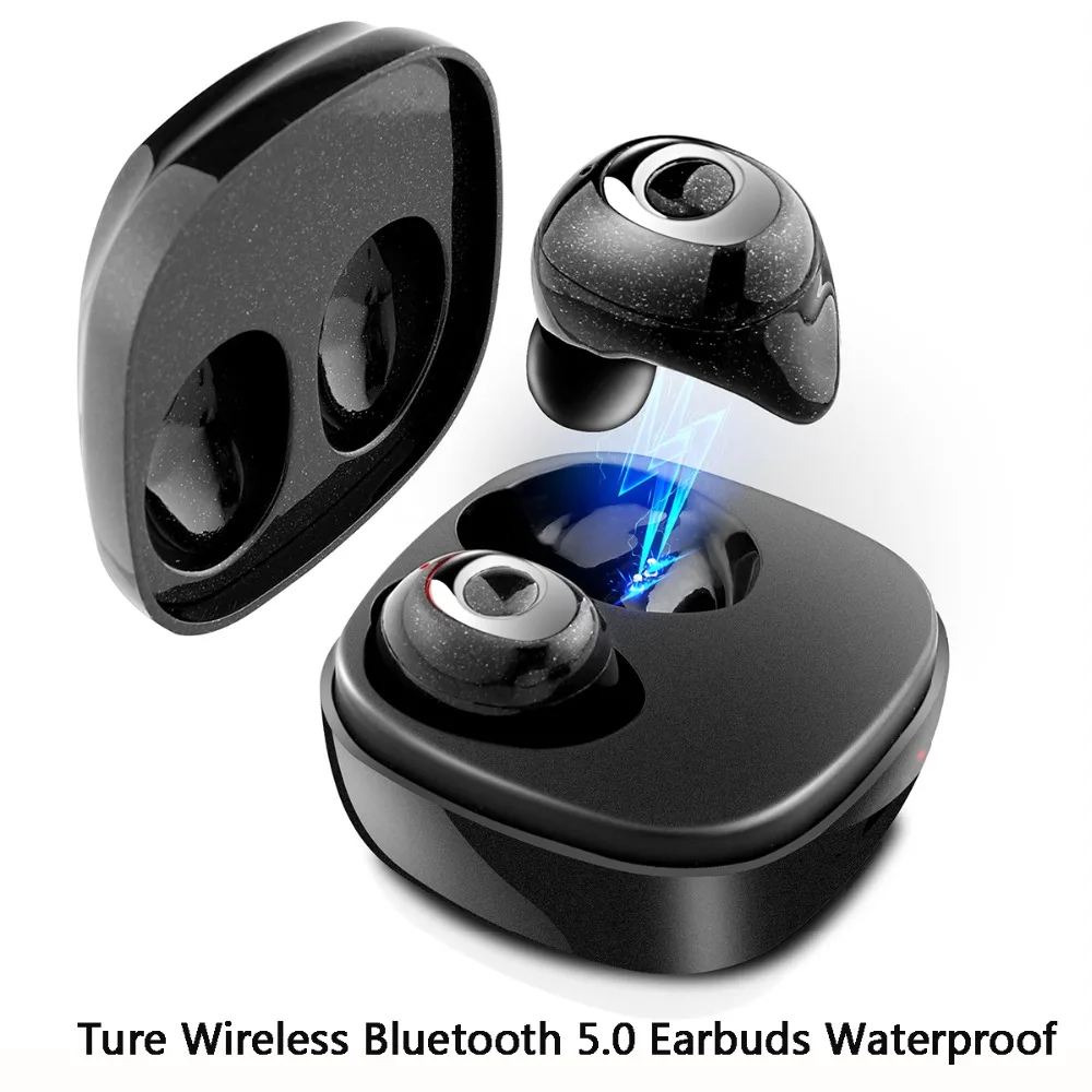 Водонепроницаемые TWS ture беспроводные наушники bluetooth 5 0 Bluetooth гарнитура с зарядным