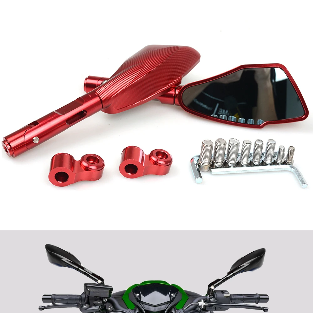 Мотоциклетные зеркала заднего вида боковое зеркало для Kawasaki Suzuki B King GSF1250 YAMAHA AEROX155