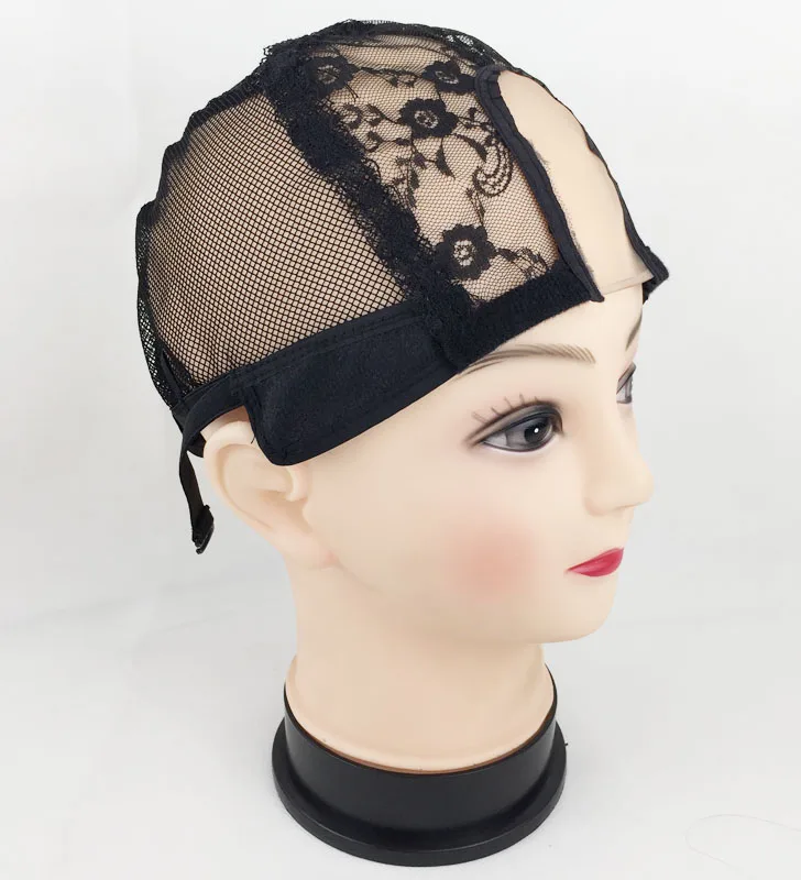 Новая мода U часть парик шапки с кружевом сеть для изготовления парики