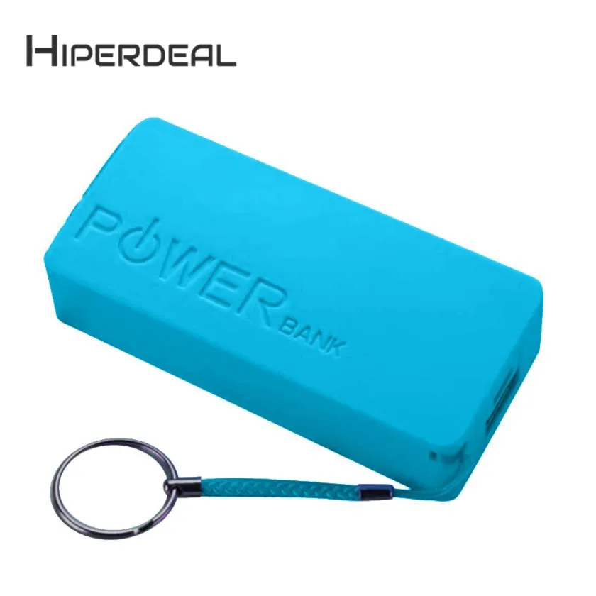 HIPERDEAL Новый 5600 мАч 2X 18650 USB внешний аккумулятор зарядное устройство чехол DIY