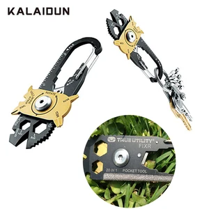 Набор гаечных ключей KALAIDUN 20-в-1, Многофункциональный Универсальный мини-ключ, набор ключей из нержавеющей стали, шестигранный ключ 12 14 38