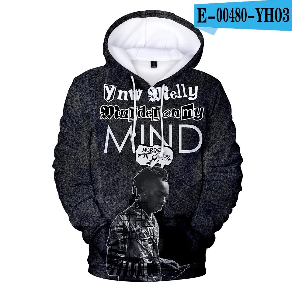 Рэппер YNW Melly 3D Толстовка Мужская модная Толстовка YNW Melly хип-хоп с длинными рукавами толстовки уличная размер XXS-4XL пуловер - Цвет: 3D