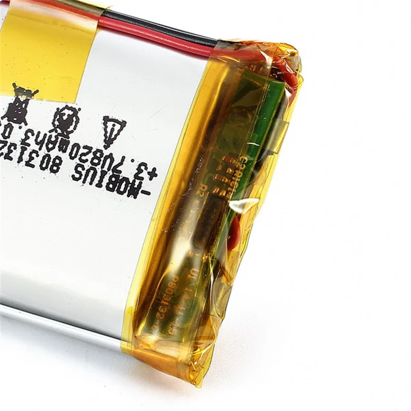 Высокое качество перезаряжаемая Lipo батарея Mobius 2 камера 3,7 V 820mAh 1S LiPo батарея для RC гоночных дронов