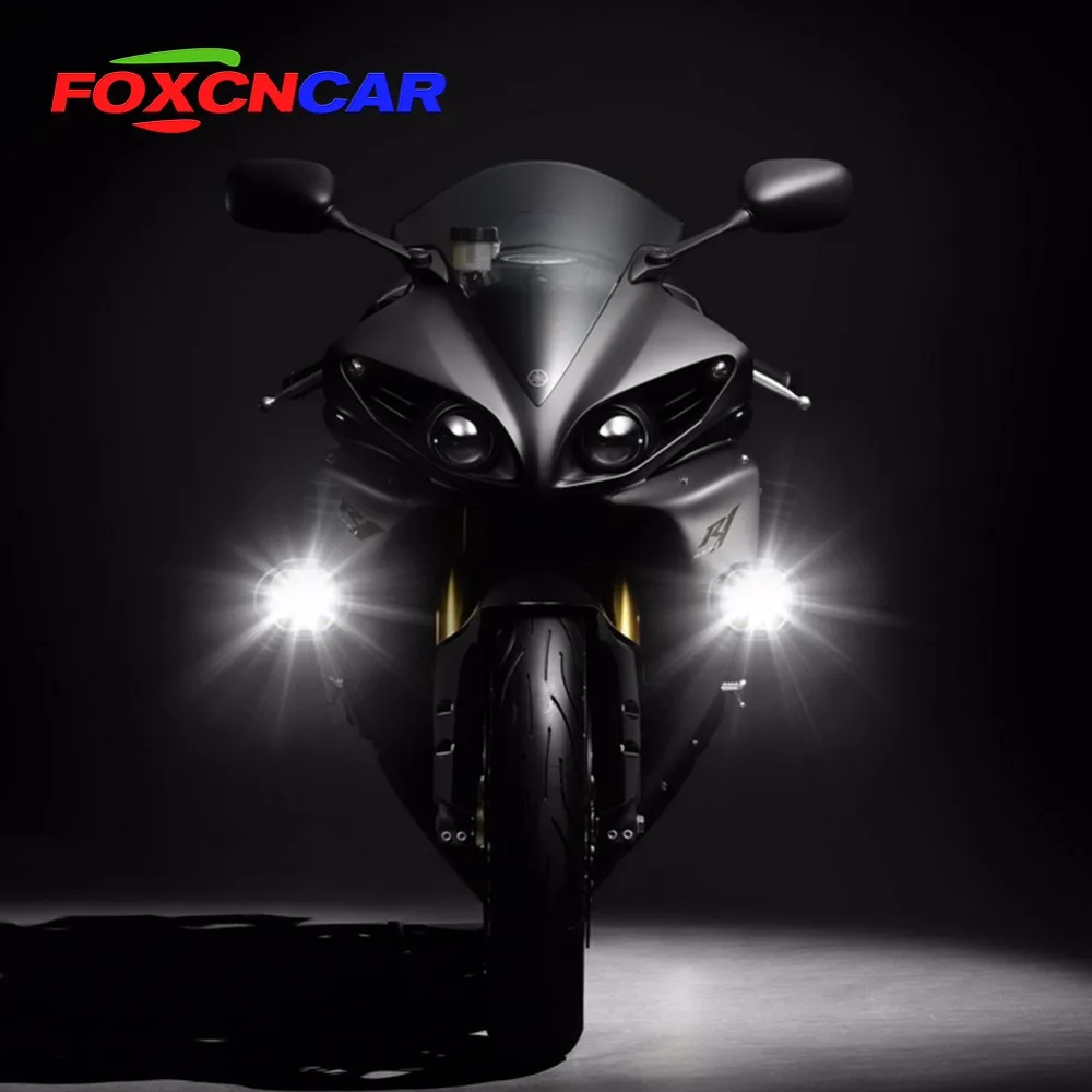Foxcncar Мини Мото лампы мотоцикла светодиодный светильник высокого Мощность 15 Вт