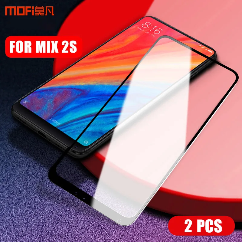 Защитное стекло mi mix 2S закаленное для Xiaomi Mi Mix полноэкранная Защитная пленка